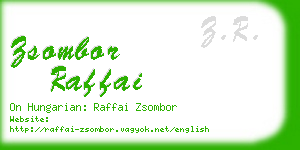 zsombor raffai business card